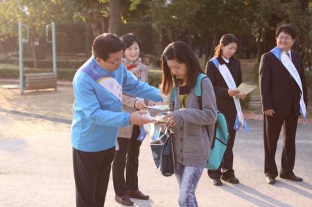 장안구&#44; 청소년 학교폭력 예방 선도캠페인 실시